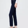 Jeans slim vintage a vita alta
