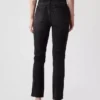 Jeans slim vintage a vita alta