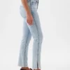 Jeans slim vintage a vita alta
