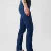 Jeans slim vintage a vita alta