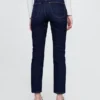 Jeans slim vintage a vita alta