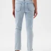 Jeans slim vintage a vita alta