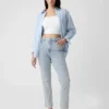 Jeans slim vintage a vita alta