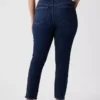 Jeans slim vintage a vita alta