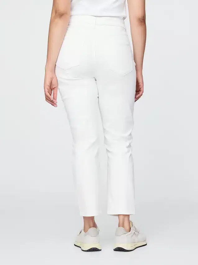 Jeans slim vintage a vita alta
