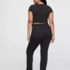 Jeans slim vintage a vita alta