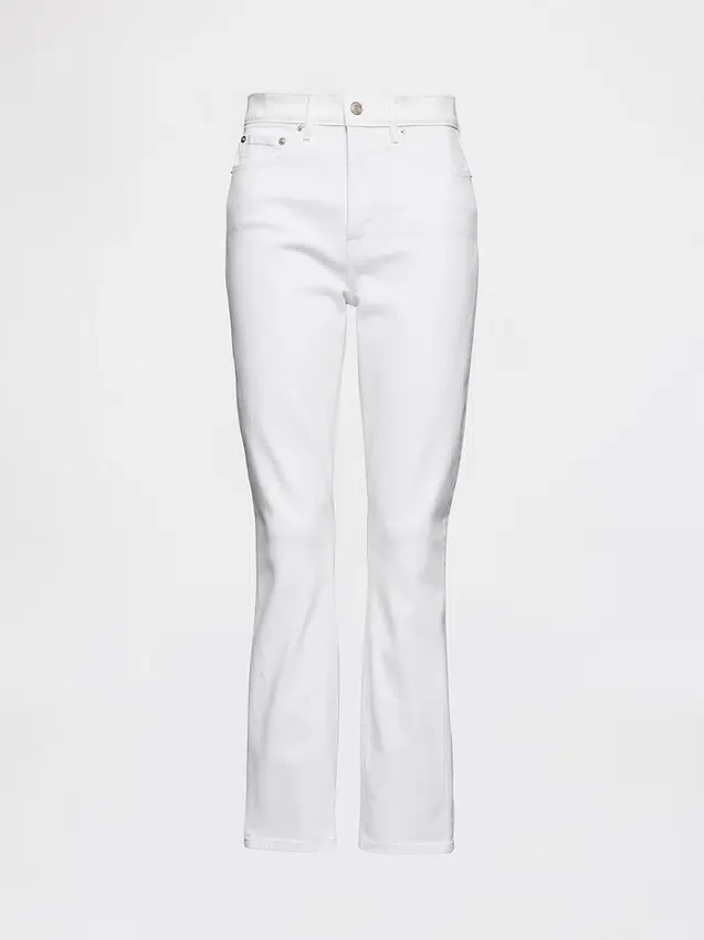 Jeans slim vintage a vita alta