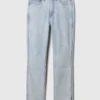 Jeans slim vintage a vita alta