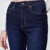 Jeans slim vintage a vita alta