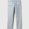 Jeans slim vintage a vita alta