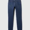 Jeans slim vintage a vita alta