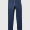 Jeans slim vintage a vita alta