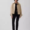 Jeans slim vintage a vita media