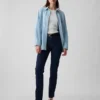 Jeans slim vintage a vita media