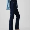Jeans slim vintage a vita media