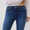 Jeans slim vintage a vita media