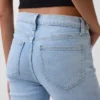 Jeans slim vintage a vita media