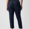 Jeans slim vintage a vita media