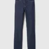 Jeans slim vintage a vita media