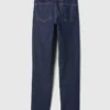 Jeans slim vintage a vita media