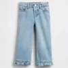 Jeans Stride con orlo a balze per neonato & bebè