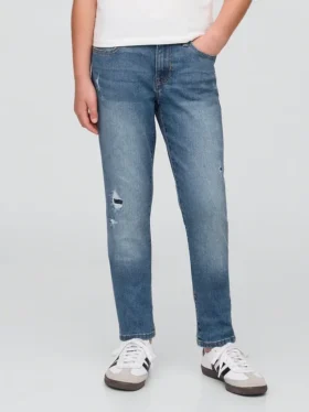 Jeans super skinny a vita media per bambini