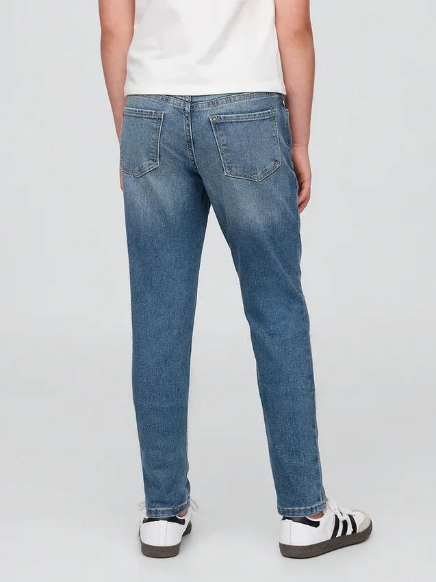 Jeans super skinny a vita media per bambini