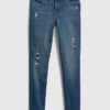 Jeans super skinny a vita media per bambini
