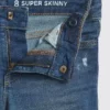 Jeans super skinny a vita media per bambini