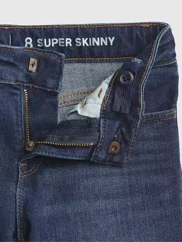Jeans super skinny da bambino a vita media per tutti i giorni