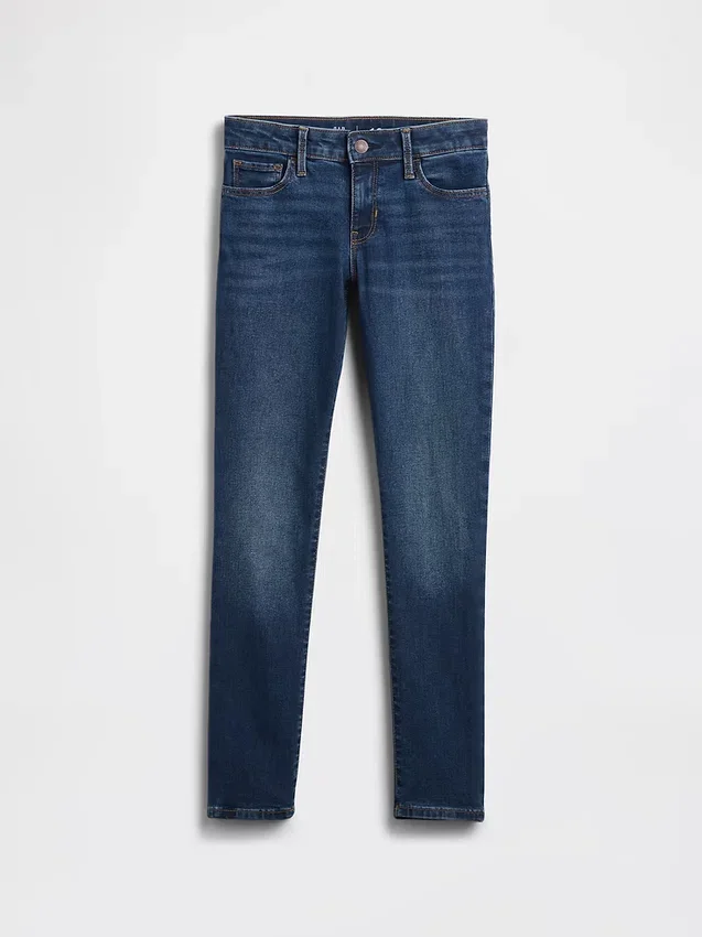 Jeans super skinny da bambino a vita media per tutti i giorni