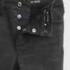 Jeggings a vita alta e effetto consumato per bambini