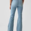 Jeggings a vita alta svasati per bambini