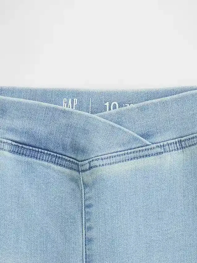 Jeggings a vita alta svasati per bambini