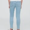 Jeggings a vita media senza chiusura per bambini