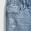 Jeggings a vita media senza chiusura per bambini