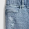 Jeggings a vita media senza chiusura per bambini