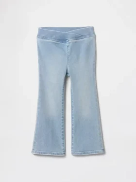 Jeggings a zampa in denim per neonato & bebè