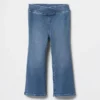 Jeggings a zampa in denim per neonato & bebè