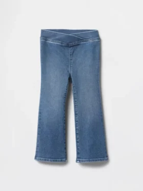 Jeggings a zampa in denim per neonato & bebè