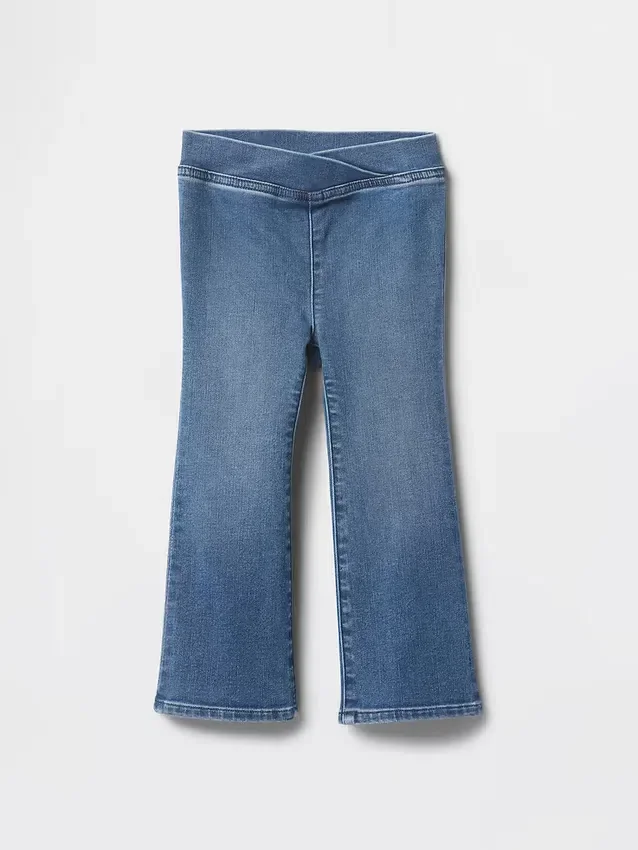 Jeggings a zampa in denim per neonato & bebè