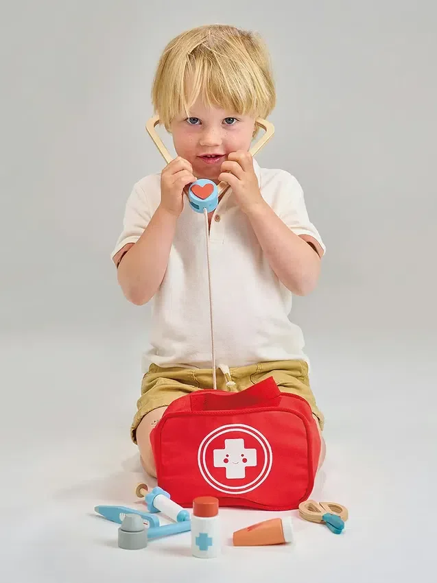 Kit di pronto soccorso giocattolo per bambini piccoli