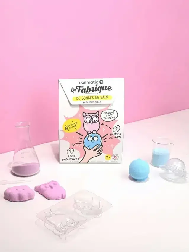 Kit per la creazione di bombe da bagno Nailmatic con pallina effervescente