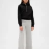 Leggings a gamba larga con orlo ripiegato per bambini