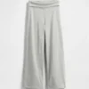 Leggings a gamba larga con orlo ripiegato per bambini