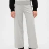 Leggings a gamba larga con orlo ripiegato per bambini