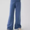 Leggings a gamba larga con orlo ripiegato per bambini