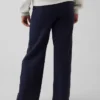 Leggings a gamba larga con orlo ripiegato per bambini