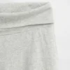 Leggings a gamba larga con orlo ripiegato per bambini