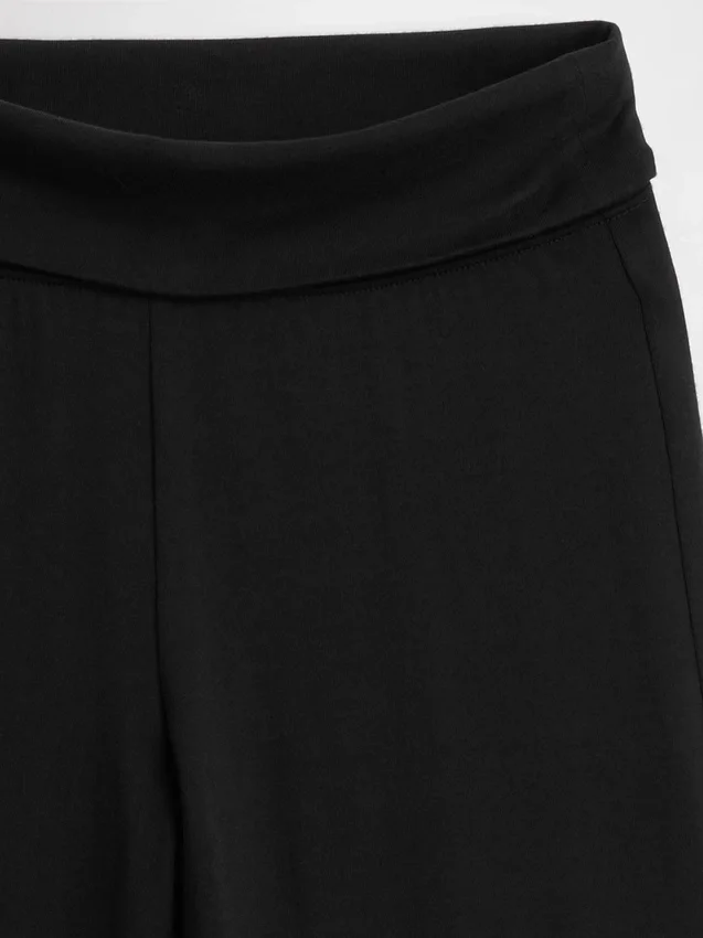 Leggings a gamba larga con orlo ripiegato per bambini